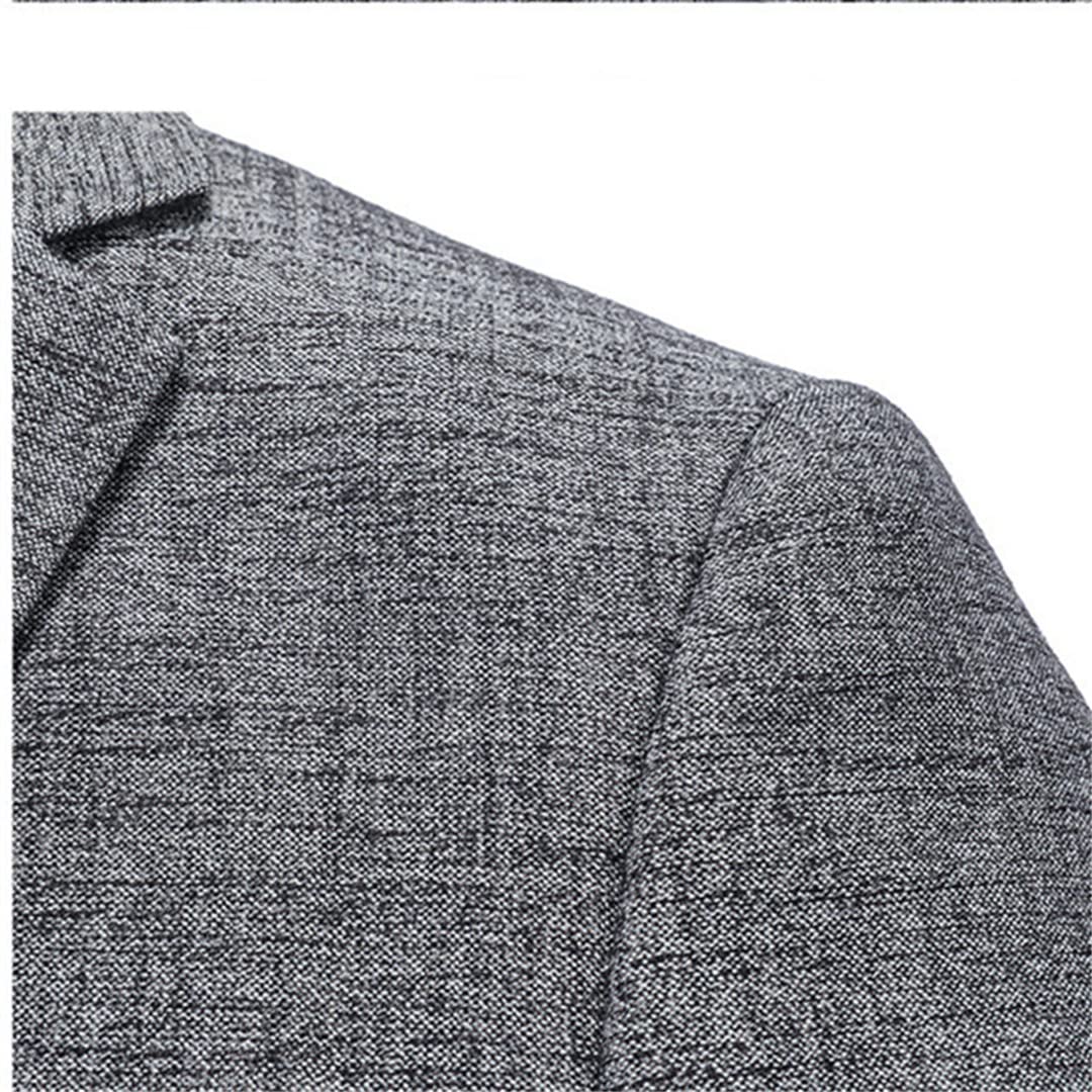 Classic Men's Suit Jacket - Business Casual Blazer with Warm Lining | Perfect for Office Wear, Weddings & Formal Events