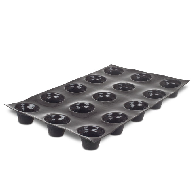 Flexipan Silicone Mushroom Muffin Pan - 15 Cavity Non-Stick Baking Mold for Cupcakes, Bread & Pastries | Perfect for Halloween, Birthday Parties & Holiday Baking