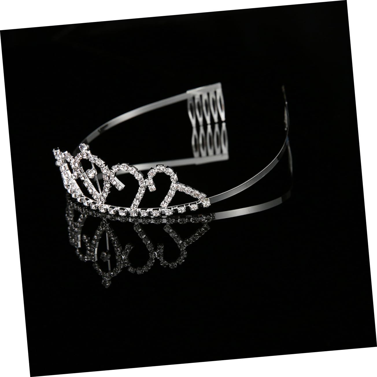 Beavorty 3-Piece Hair Accessories Set for Girls & Women - Rhinestone Hair Jewels, Tiara, Headband & Child Crown - Perfect for Weddings, Parties, Prom & Special Occasions