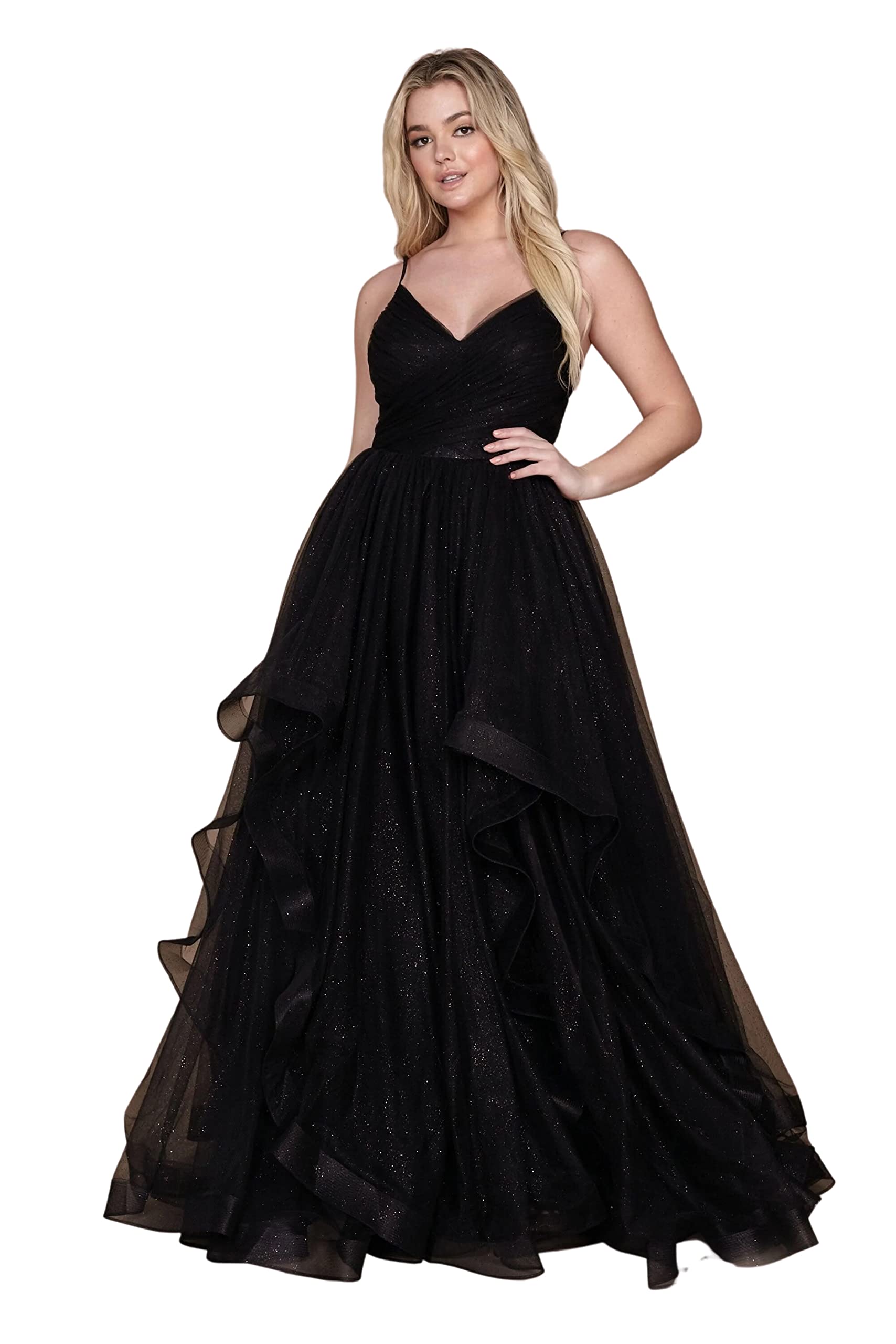 Elegant Sparkling Long Formal Ball Gown for Prom, Wedding & Evening Gala | Dylan & Davids Luxury Evening Dresses for Women