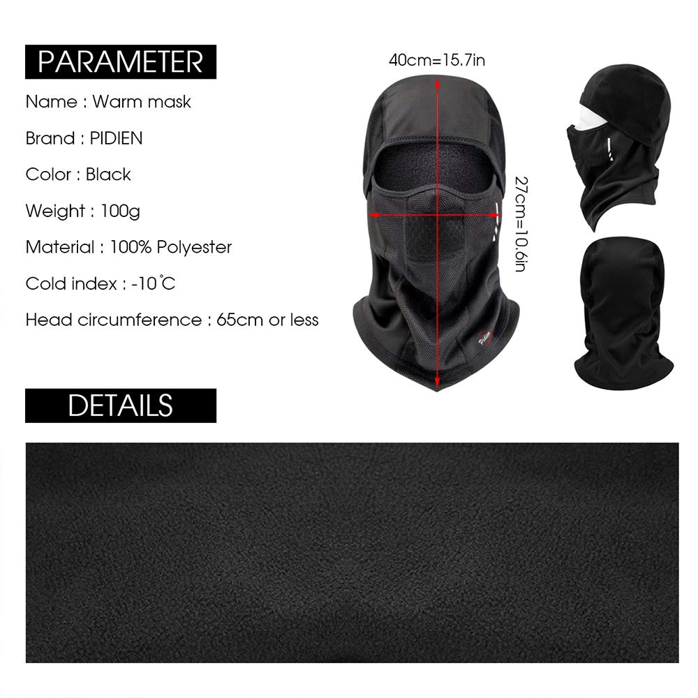 Men's & Women's Ski Mask Balaclava - Cold Weather Windproof Face Cover for Cycling, Motorcycle & Outdoor Activities - Perfect for Winter Sports, Snowboarding & Hiking