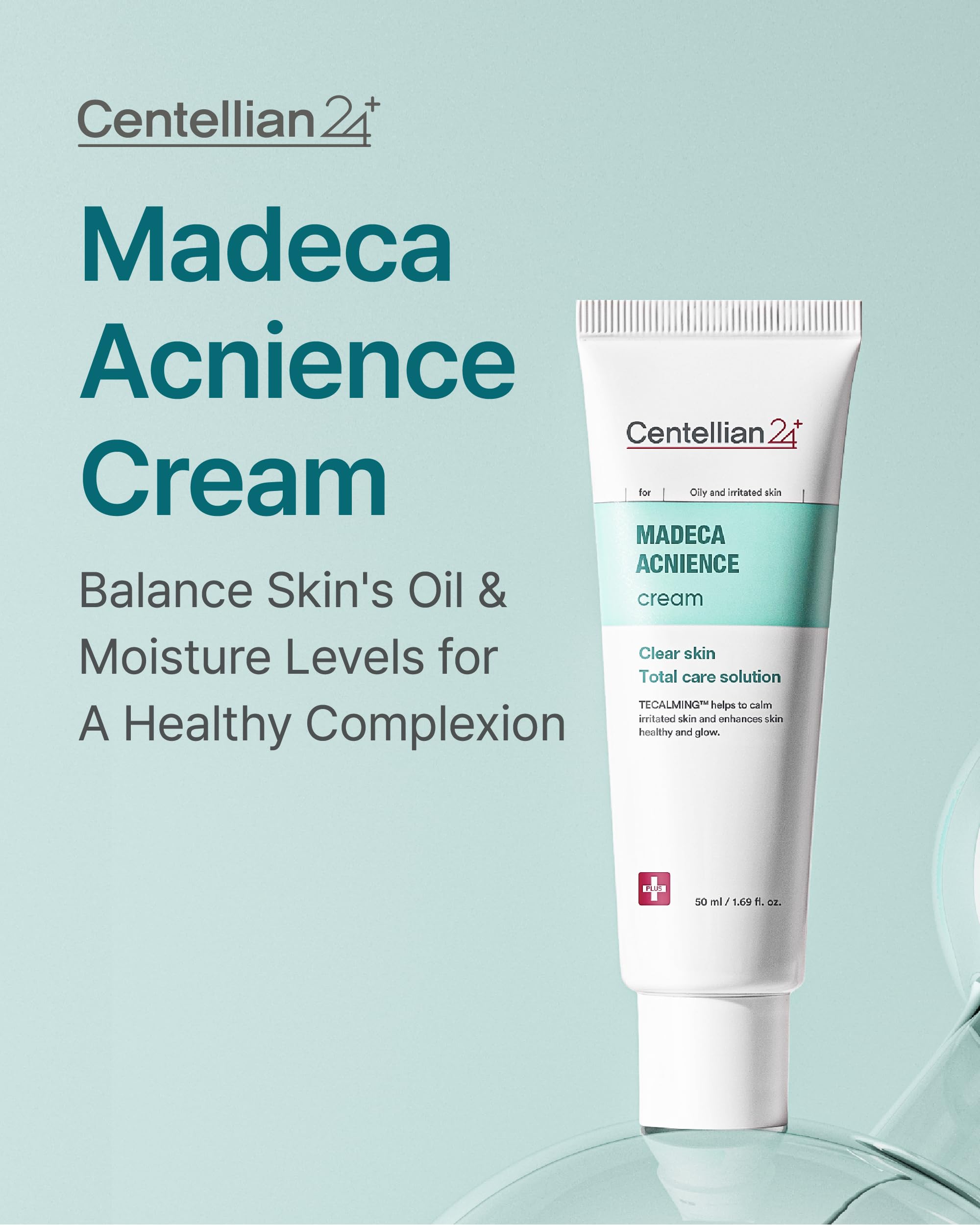 Centellian 24 Acnience Spot Ampoule & Cream - Korean Skincare for Oily Sensitive Skin - Hydrating Spot Treatment for Acne & Blemishes