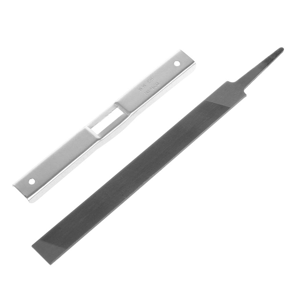 Chainsaw File Sharpening Tool - Professional Depth Gauge Flat File for Lawn Mower Blades | Perfect for Chainsaw Maintenance & Garden Tool Sharpening