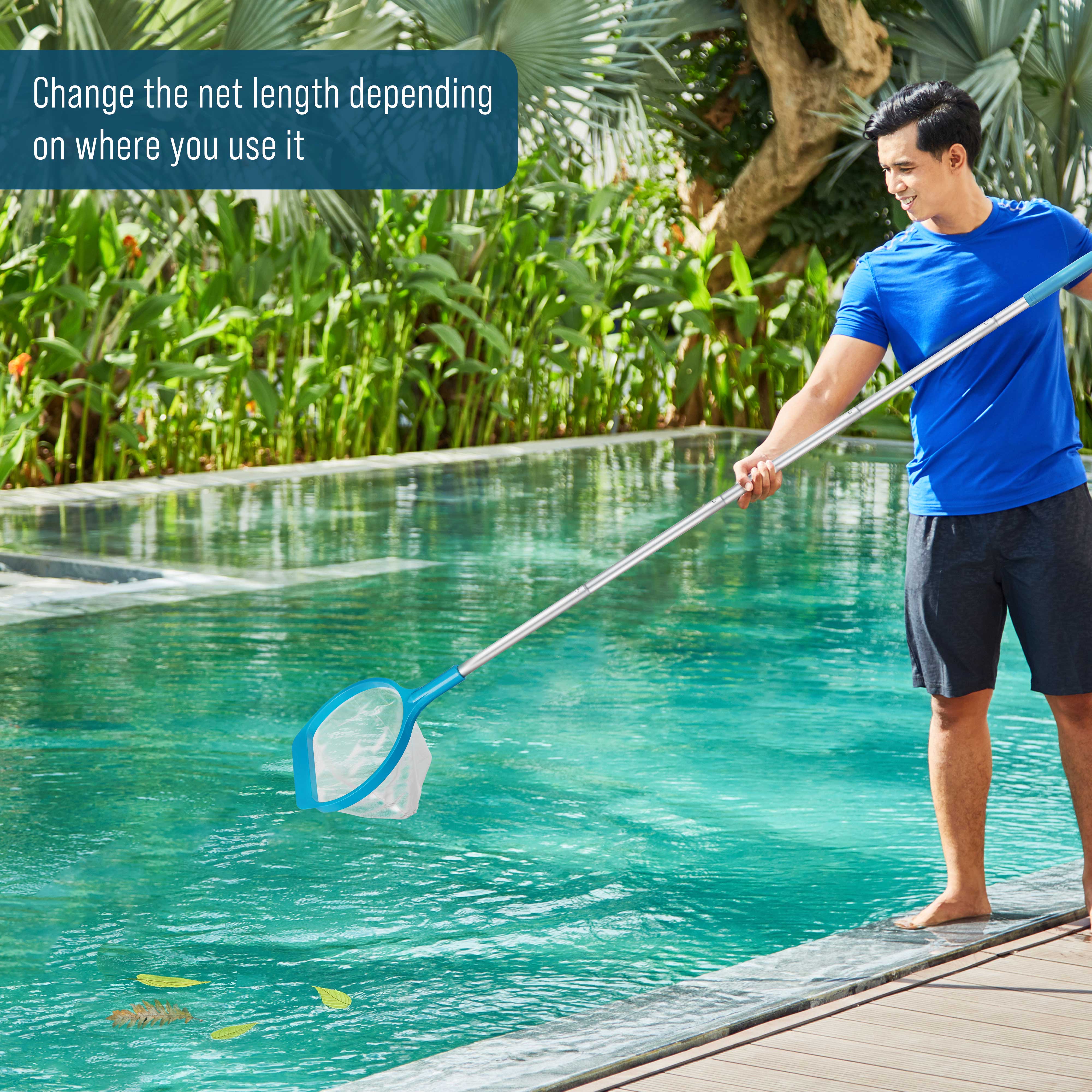 Premium Pool & Spa Leaf Skimmer Net with 17