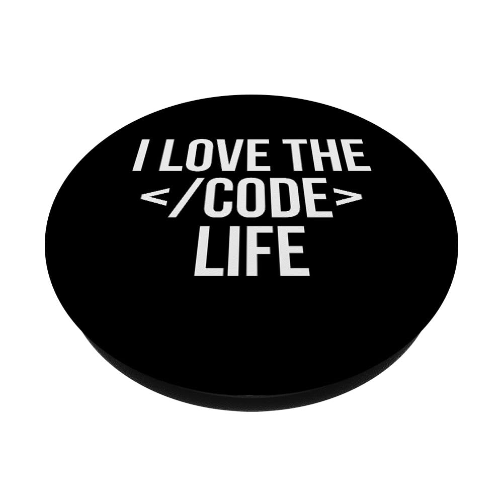 Funny Coding Coder Computer Programmer PopSockets Standard PopGrip - Perfect for Tech Enthusiasts, Office Desks, and Laptop Accessories
