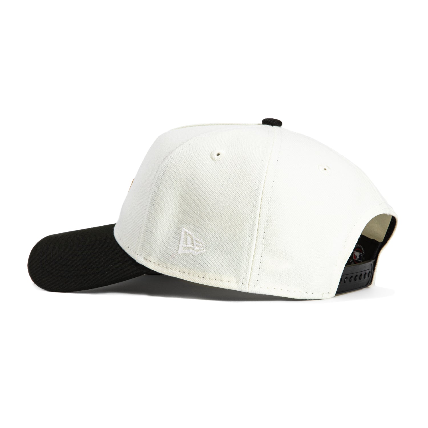 New Era 9Forty A-Frame Los Angeles Dodgers 60th Anniversary Snapback Hat - White, Black & Gold | Adjustable Baseball Cap for Men & Women | Perfect for Games, Fan Gear & Streetwear Fashion