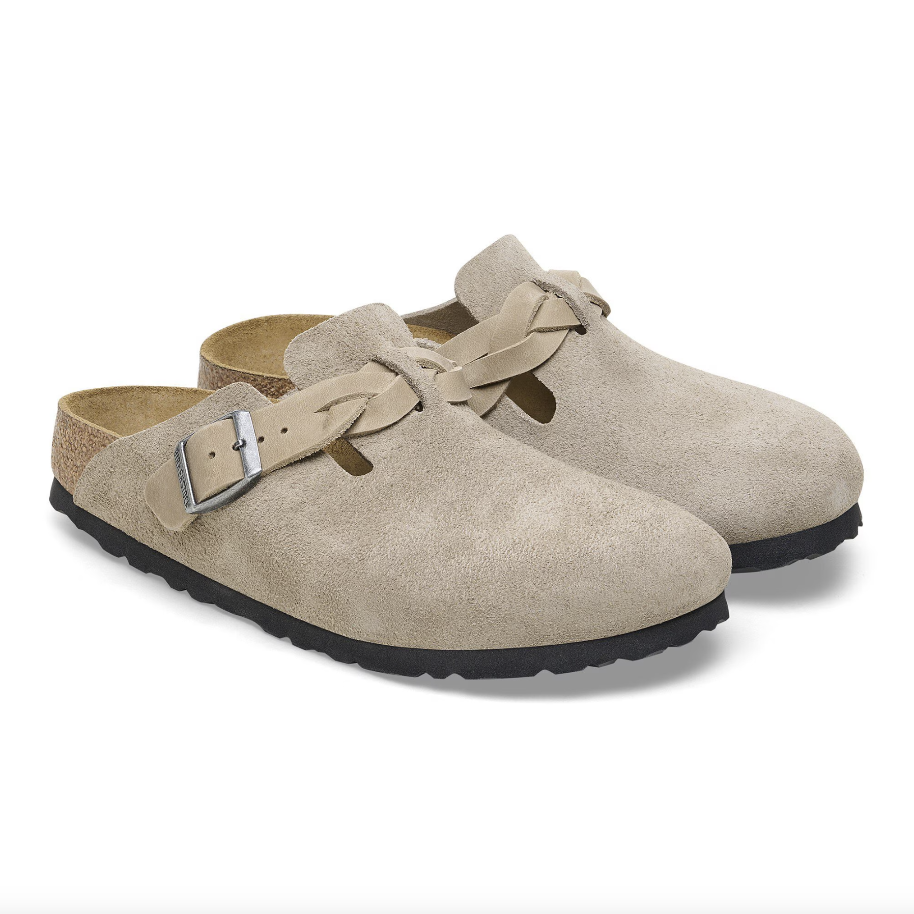 Birkenstock Women's Boston Braided Suede Leather Clogs - Comfortable Slip-On Shoes for Women | Perfect for Home, Office & Casual Wear