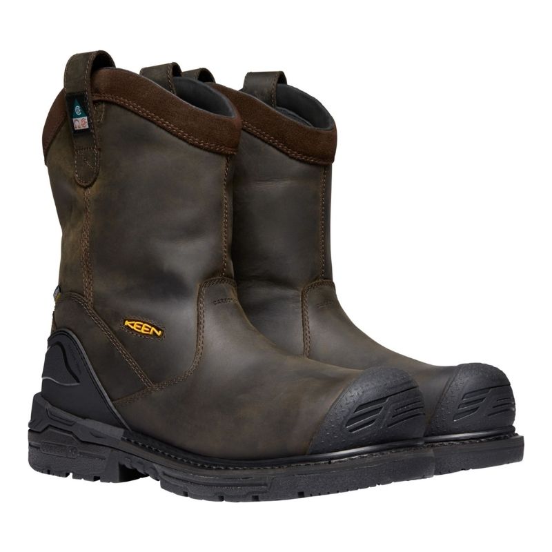 **Keen Philadelphia Wellington Men's Waterproof Composite Toe Work Boot 1024217 - Durable Safety Shoes for Construction, Hiking & Outdoor Work**