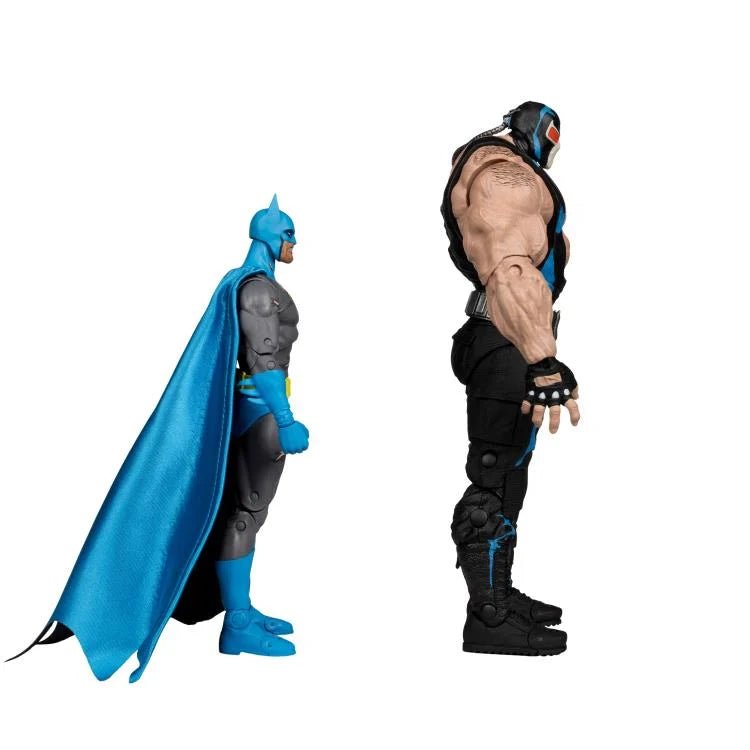 DC Multiverse Batman vs. Bane Action Figure Two Pack - Collectible Superhero Figures for DC Fans - Perfect for Display, Gifts, and Comic Book Collections
