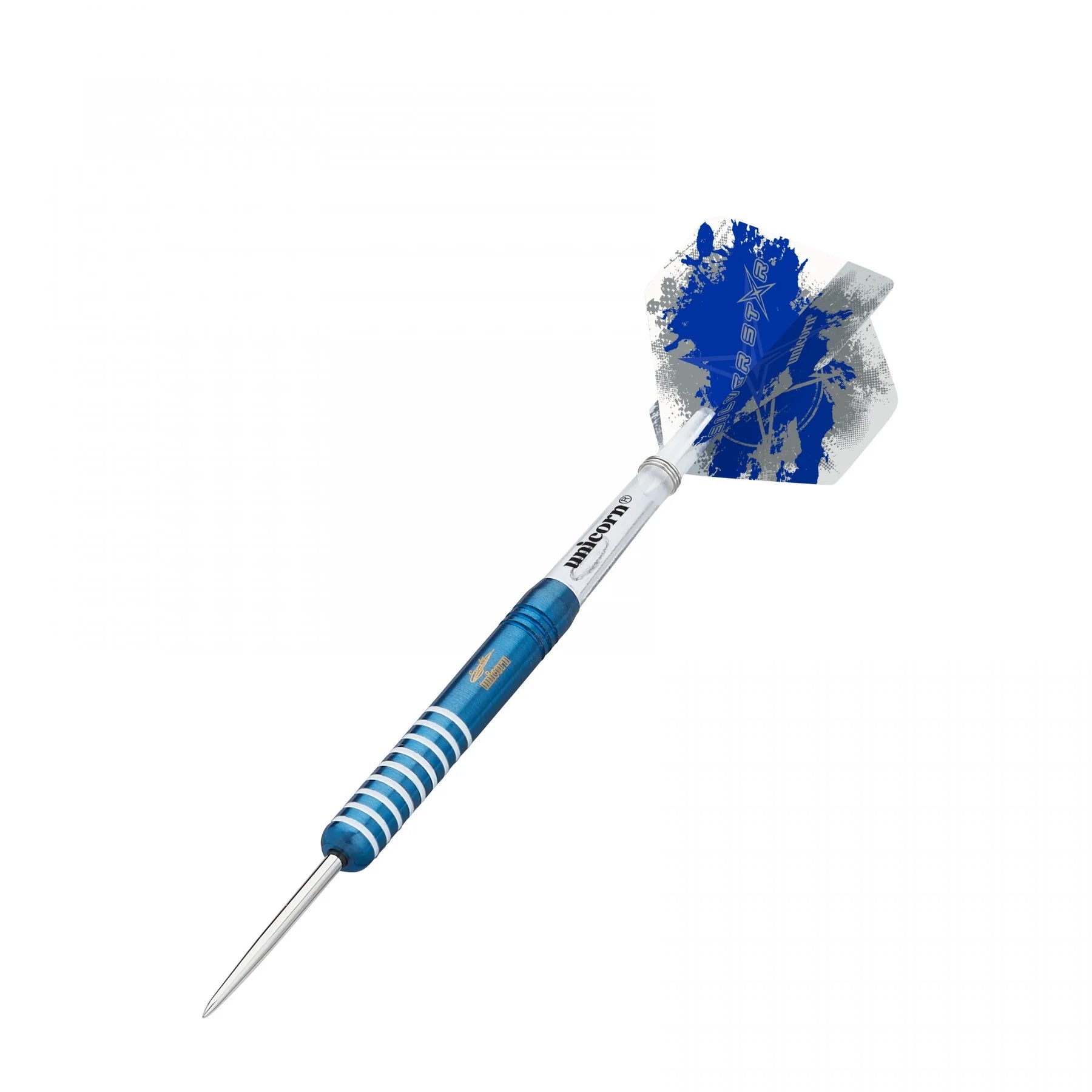 Unicorn Gary Anderson Blue SilverStar 80% Tungsten Darts - Professional Steel Tip Darts for Precision Throwing | Perfect for Home, Bar & Competitive Play