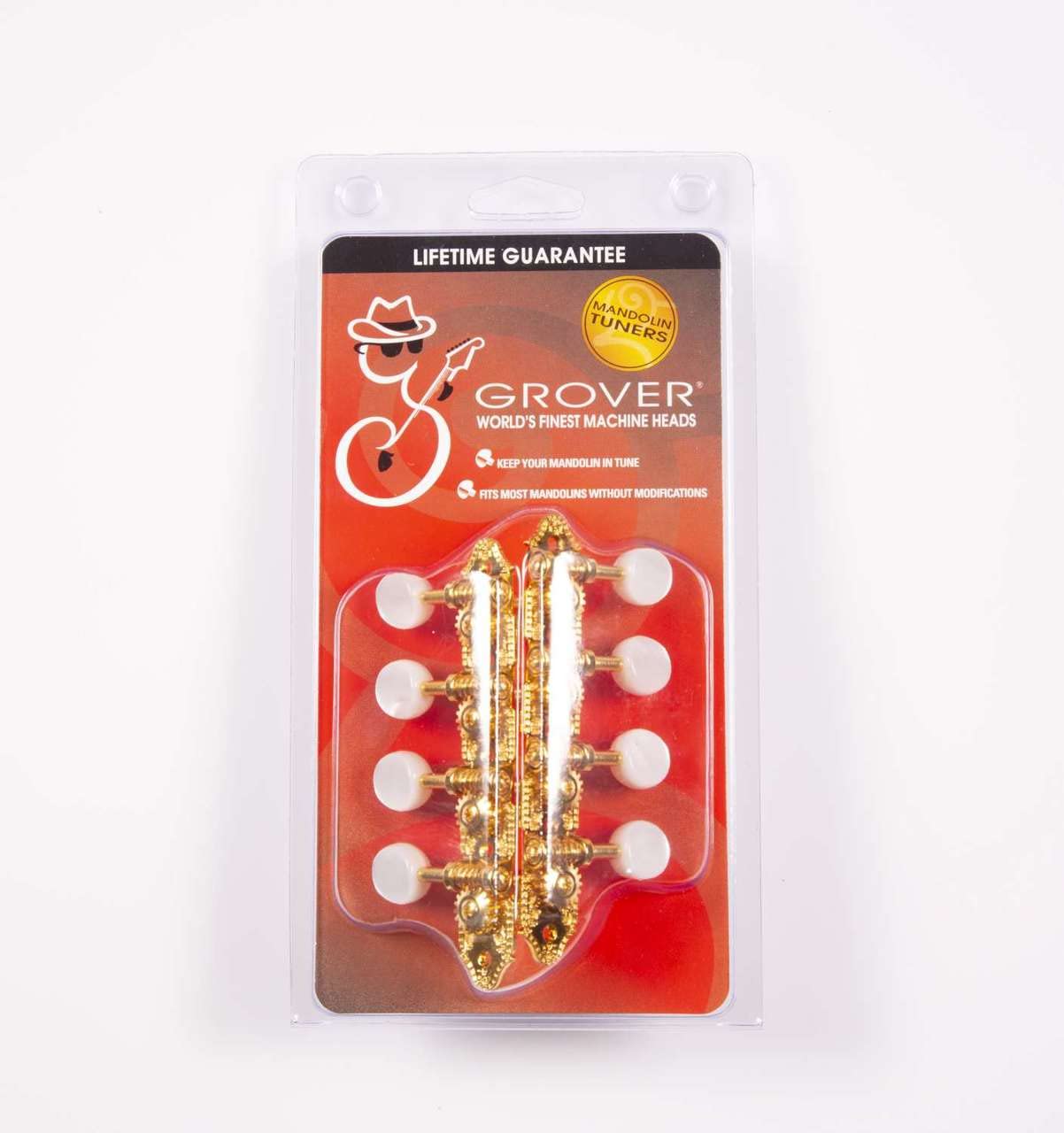 Grover Professional Mandolin Machine Heads - A Style Tuning Pegs for Enhanced Sound & Durability | Perfect for Bluegrass, Folk & Classical Musicians