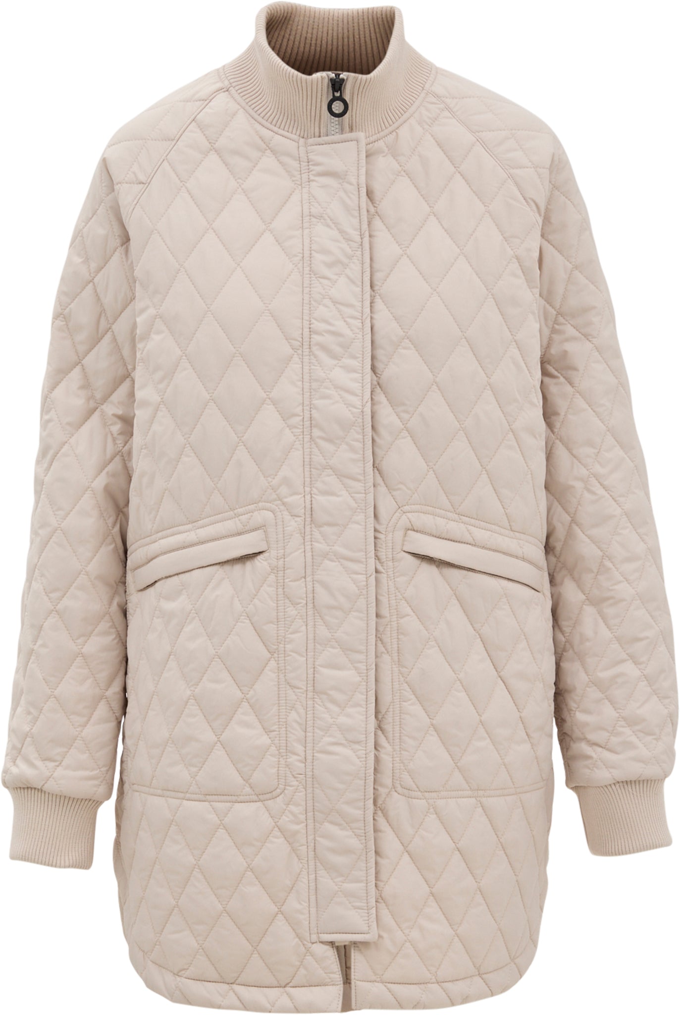 Women's 3/4 Sleeve Bomber Jacket - Aviator Blouson Style Lightweight Jacket for Casual Wear & Outdoor Activities