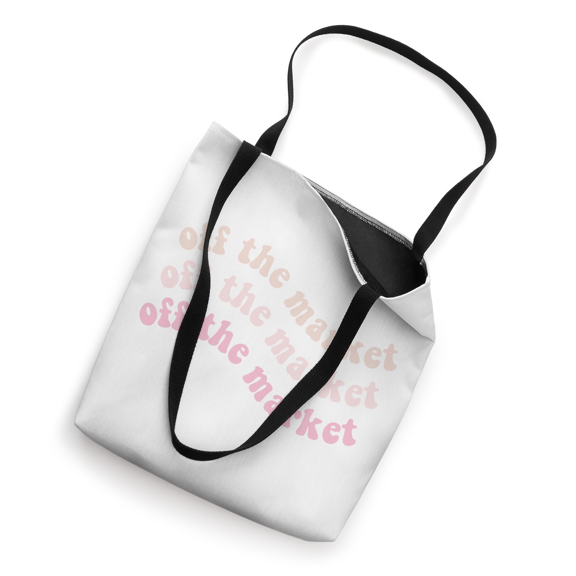 Stylish 'Off the Market' Canvas Tote Bag - Eco-Friendly Reusable Shopping Bag for Groceries, Beach & Work Commute