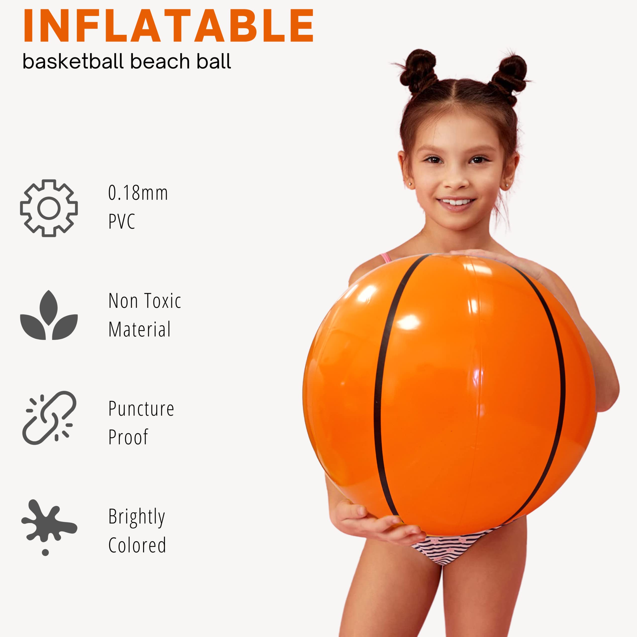4E's Novelty Inflatable Basketballs - 20