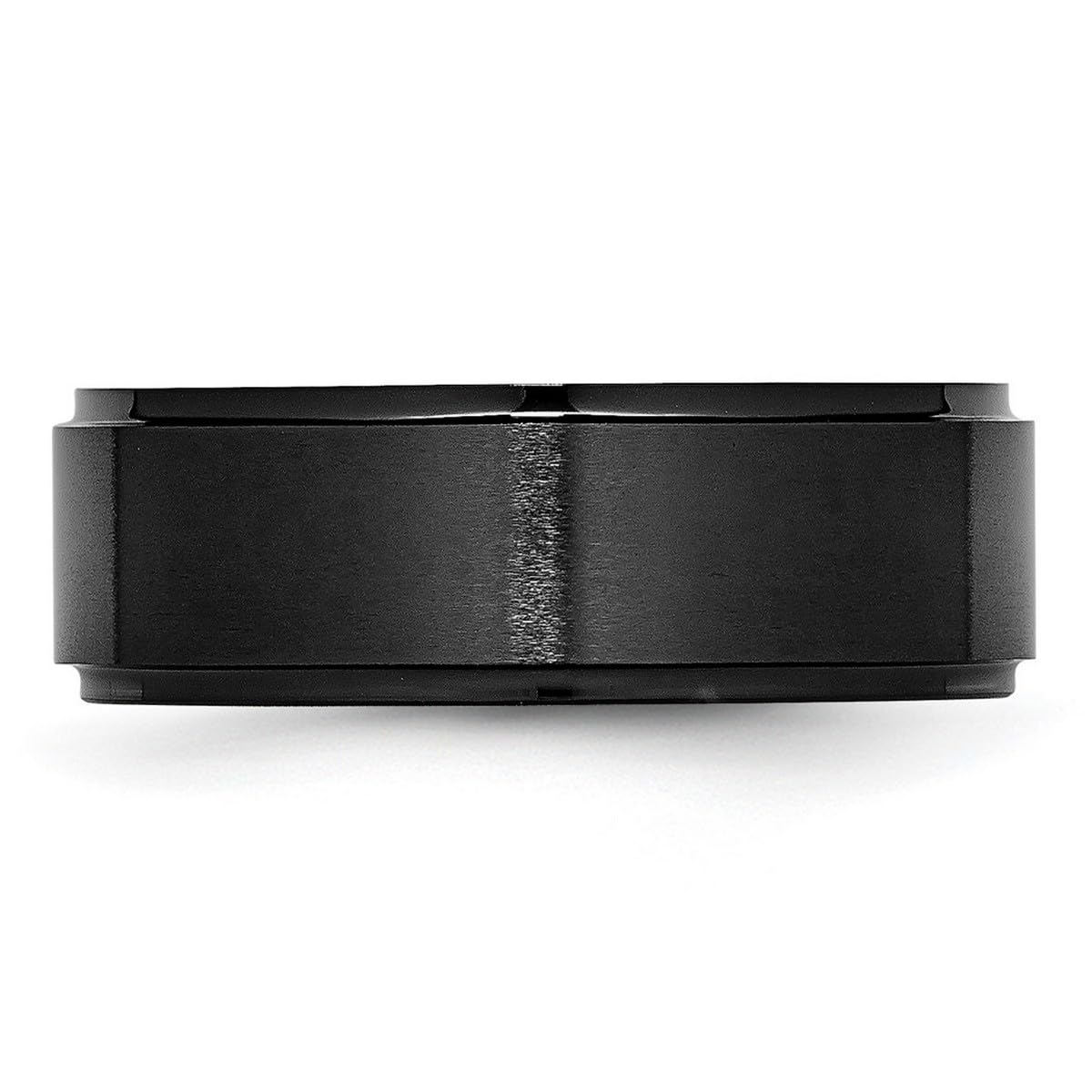 Black Ceramic Band Ring for Women & Men - Stylish & Durable for Everyday Wear