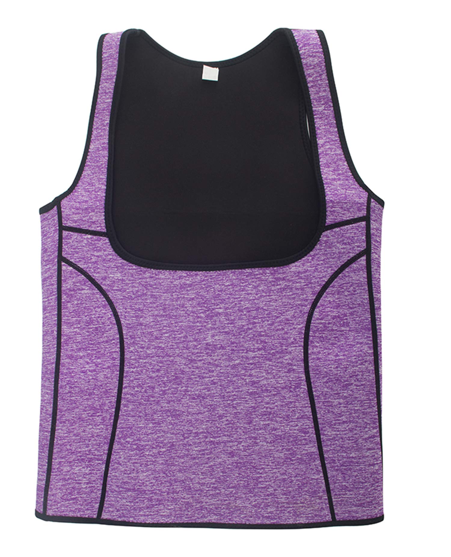 Women's Neoprene Waist Trainer Corset - Sauna Sweat Vest for Weight Loss & Hot Slimming - Tank Top Shirt for Workout, Gym & Body Shaping