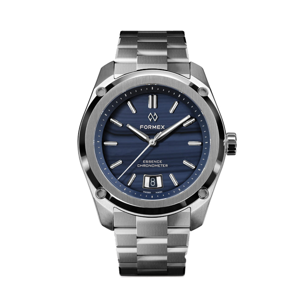 Premium Essence Chronometer 39mm Blue Agate Watch - Luxury Men's Automatic Timepiece for Business, Formal Events & Everyday Wear