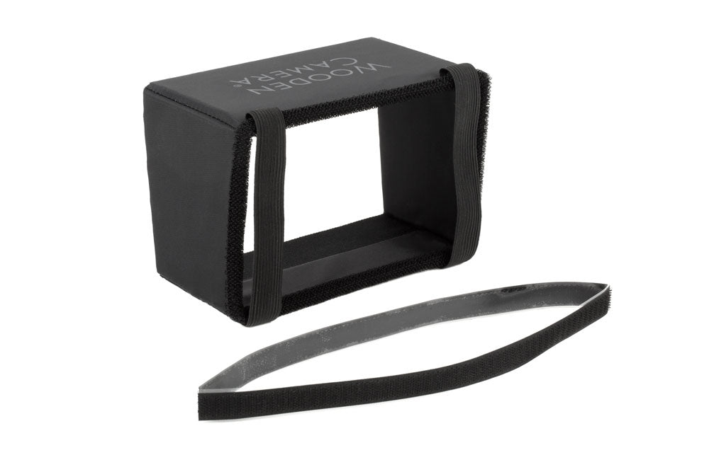 Professional Wooden LCD Sun Shade for DSLR Cameras - Compatible with 6-7 Inch Screens - Perfect for Outdoor Photography & Videography