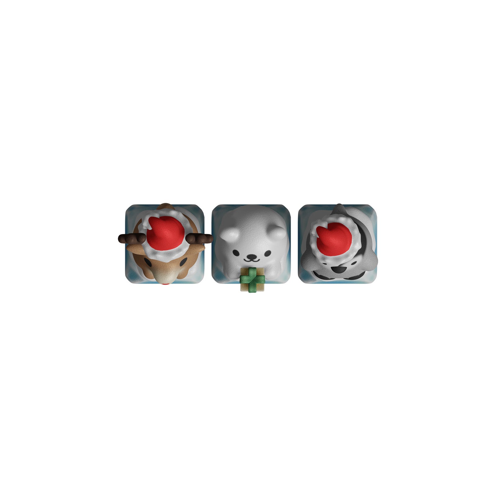 HX3D Custom Keycap Holiday Collection Set - Cherry MX Compatible Mechanical Keyboard Keycaps for Christmas, Halloween, Thanksgiving - Perfect for Gaming, Typing & Office Use
