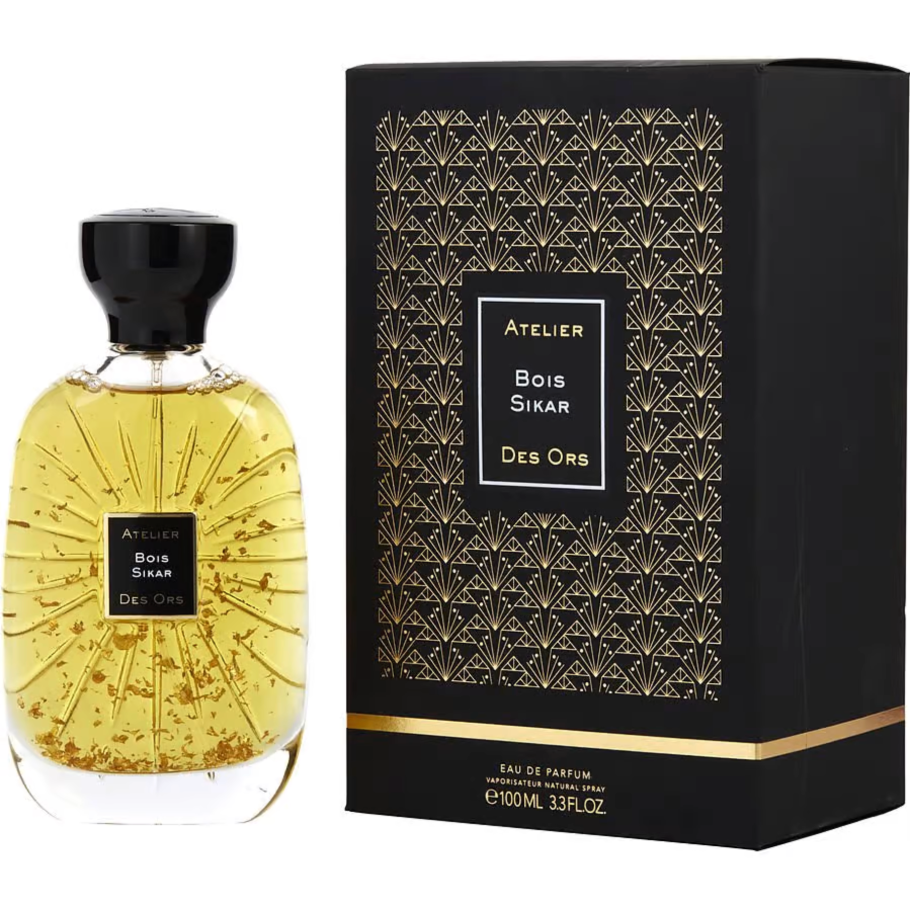 Atelier Des Ors Bois Sikar 100ML Eau de Parfum Spray for Women & Men - Luxury Unisex Fragrance for Date Night & Special Occasions