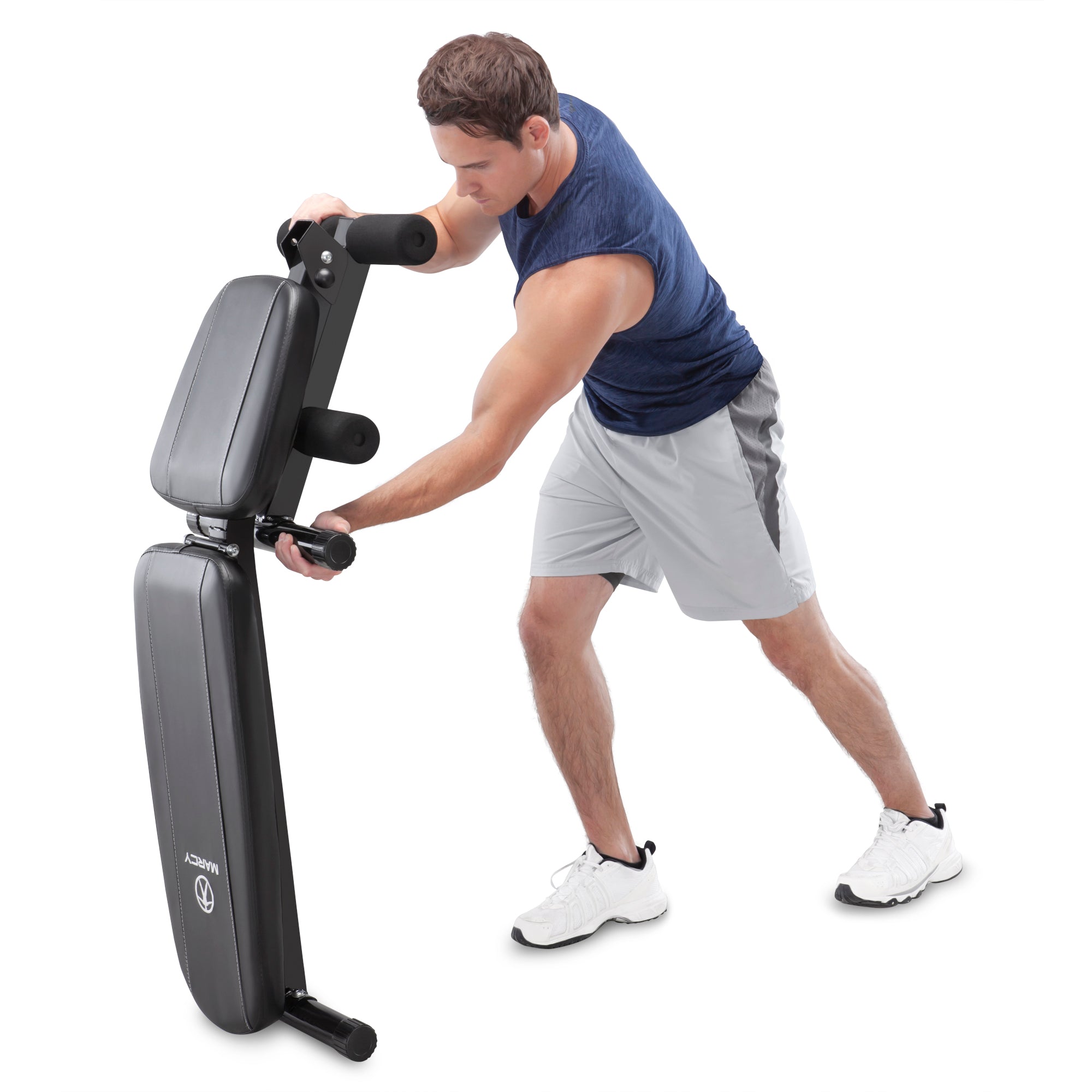 Marcy SB 10115 Adjustable Weight Bench for Home Gym - Multi-Functional Utility Workout Bench for Strength Training, Full Body Exercises - Perfect for Home Fitness & Small Space Workouts