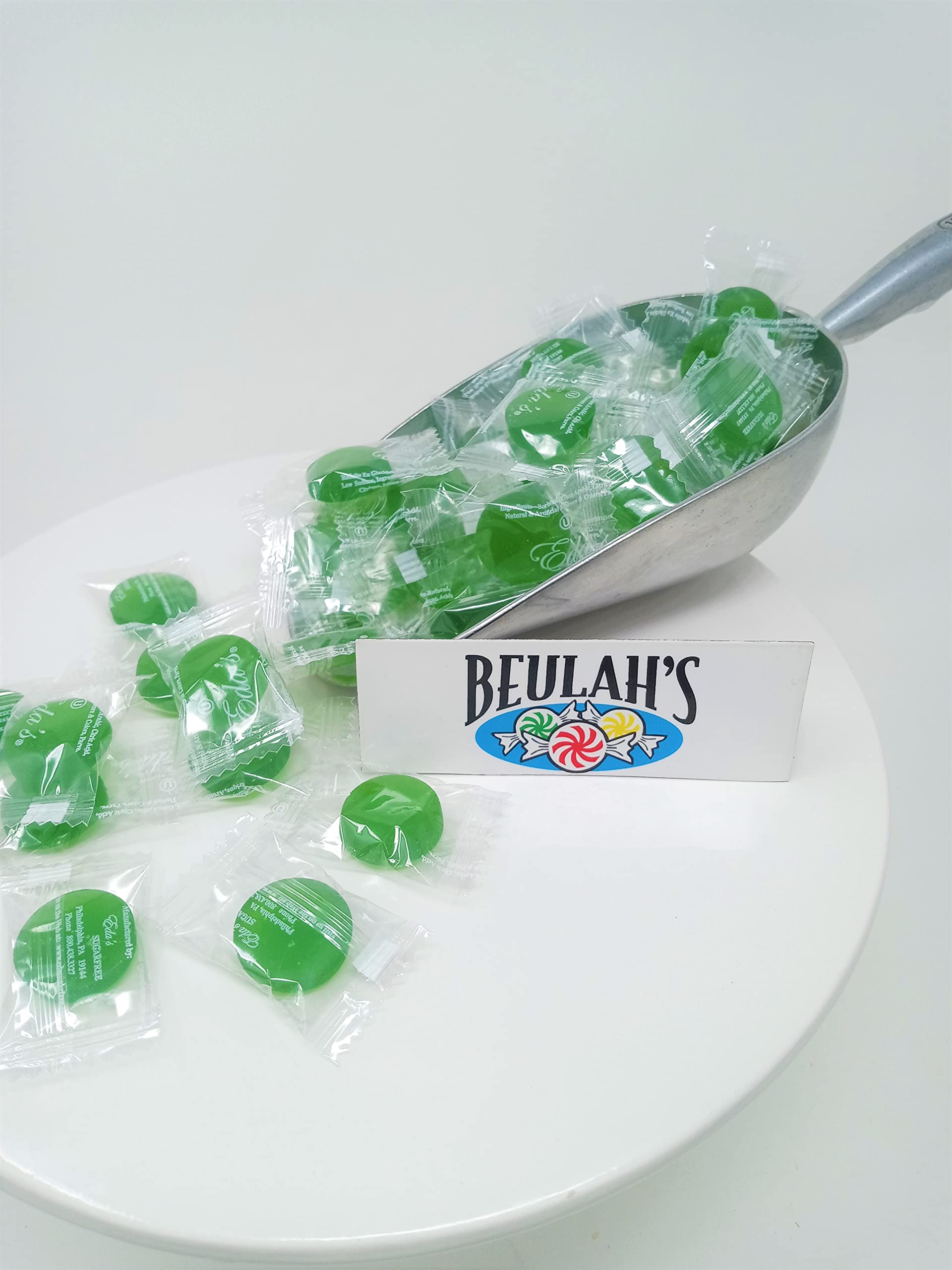 Sugar Free Spearmint Hard Candy - 2 Pounds Bulk Bag | Refreshing Breath Mints for Office, Travel & After Meals