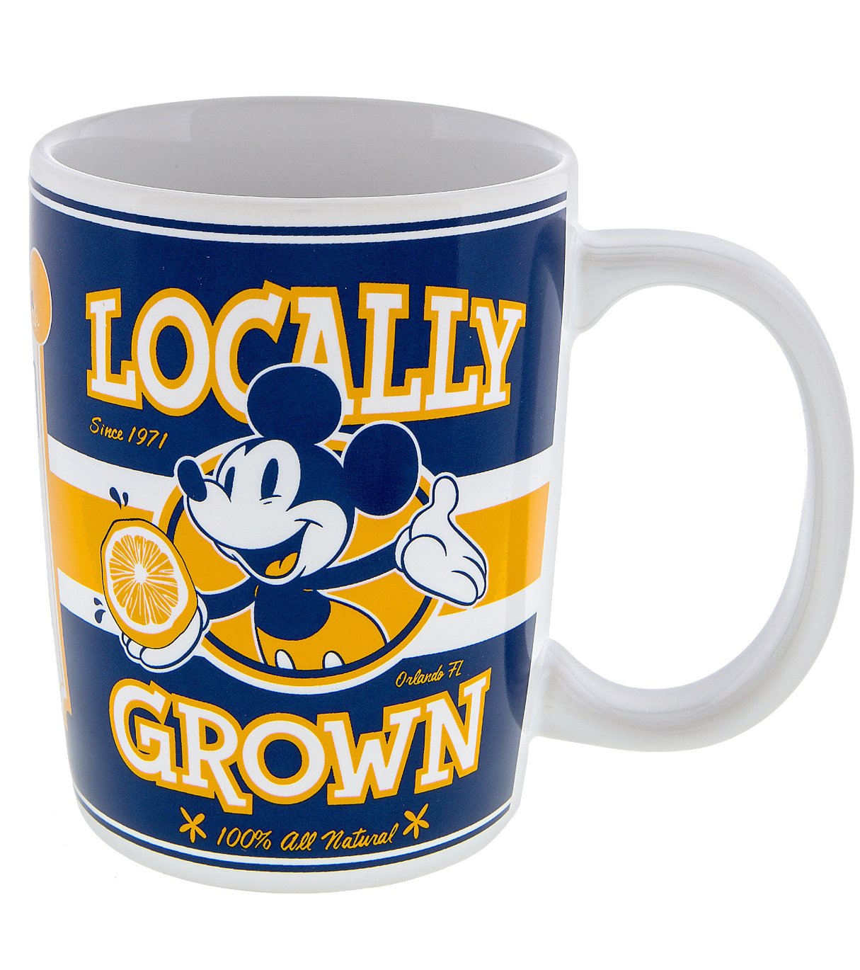 Disney Parks Locally Grown Graphic Ceramic Coffee Mug - Perfect for Tea, Hot Chocolate & Office Use