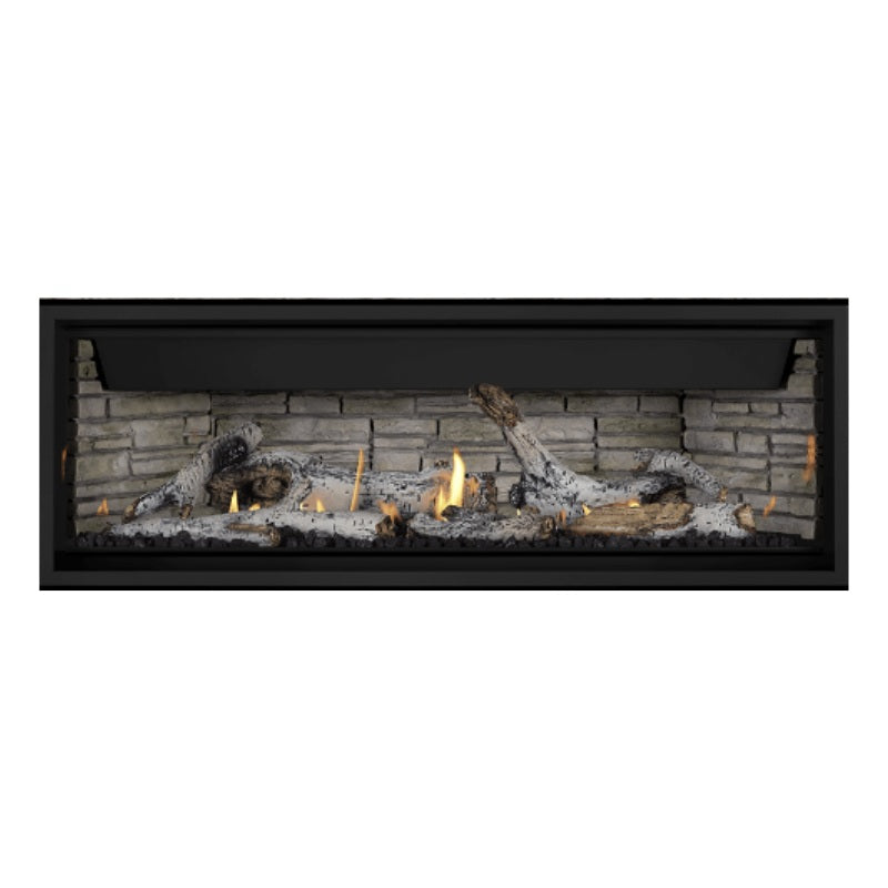 Napoleon Ascent Premium 56 Inch Linear Direct Vent Gas Fireplace - BLP56NTE | Modern Home Heating Solution for Living Rooms & Patios