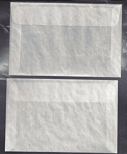 1000-Pack #7 Glassine Envelopes 4.125