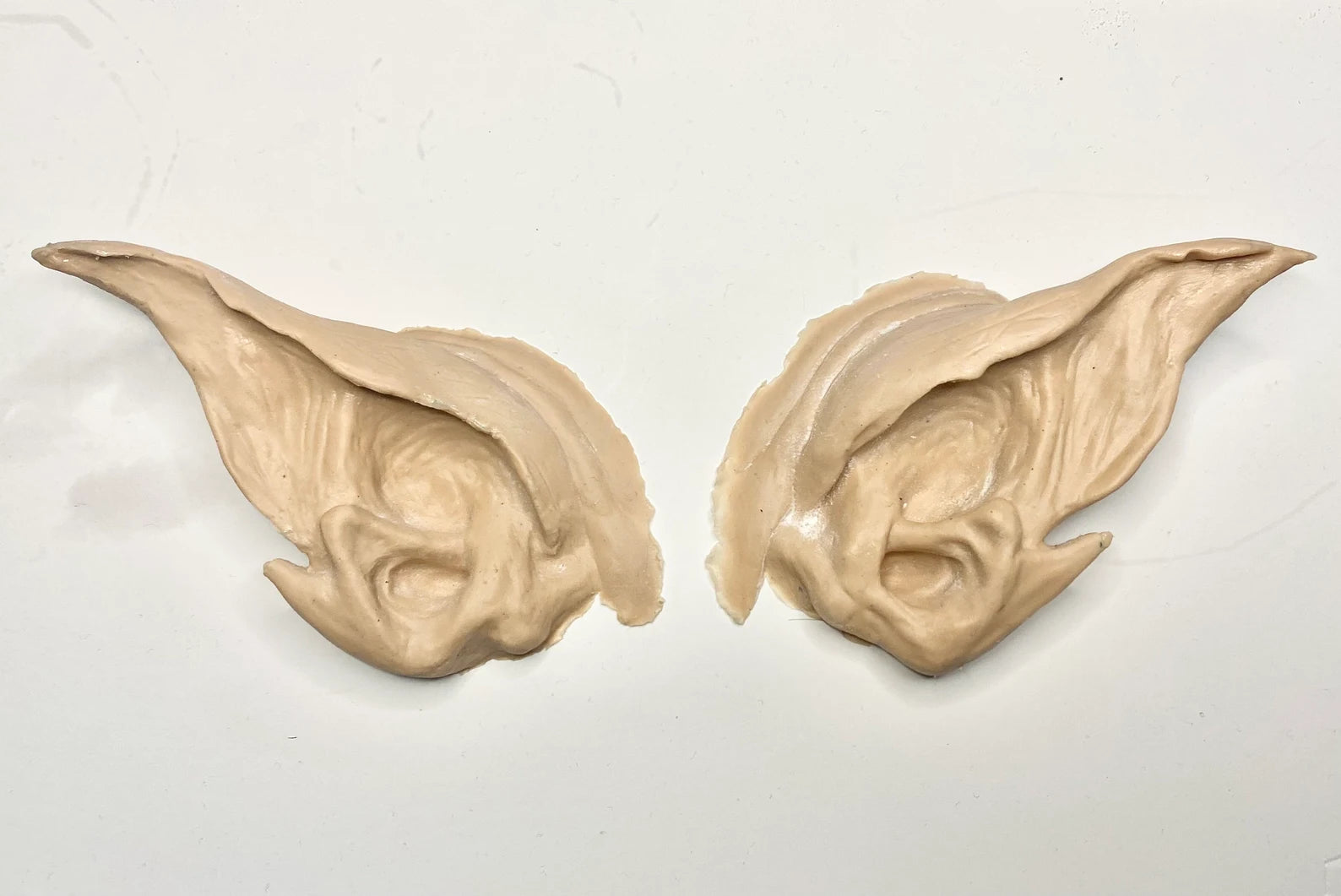 Obsidian FX Elf & Orc Ear Prosthetics - High-Quality Silicone Fantasy Costume Ears for Cosplay, Halloween, and LARP Events
