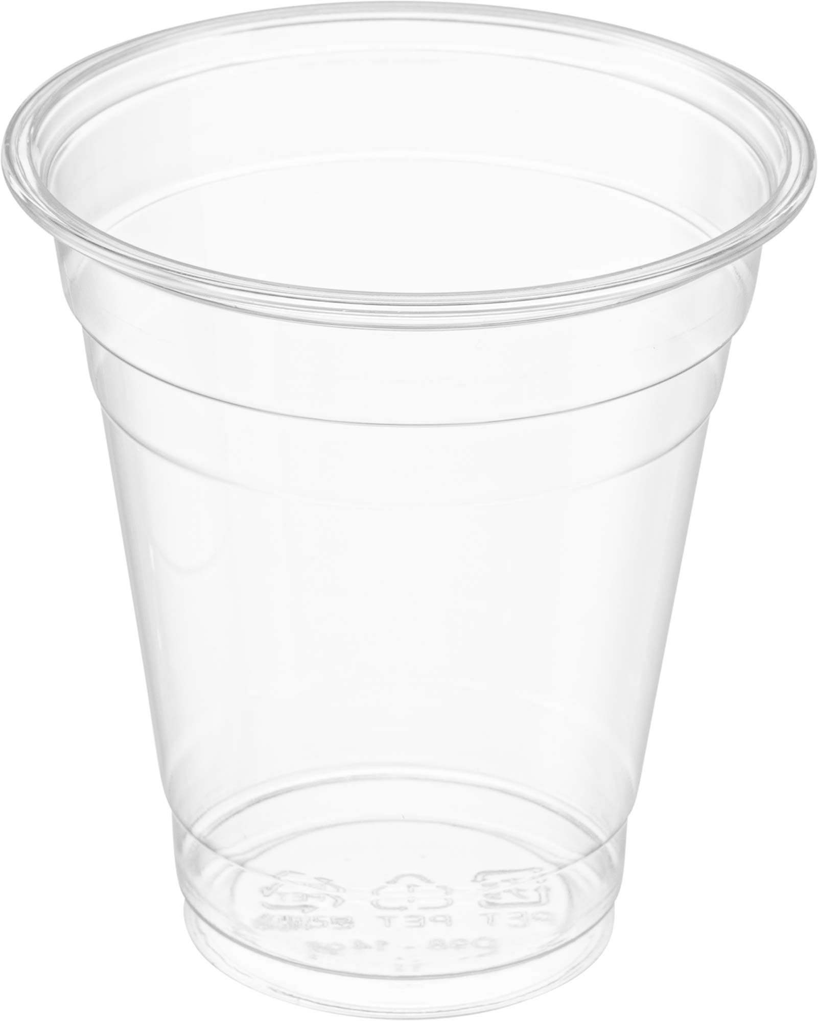 50 Sets - 12 Oz Clear PET Plastic Cups with Lids for Iced Coffee, Cold Drinks, Milkshakes, Smoothies - Perfect for Parties, Cafes, and Takeout Beverages
