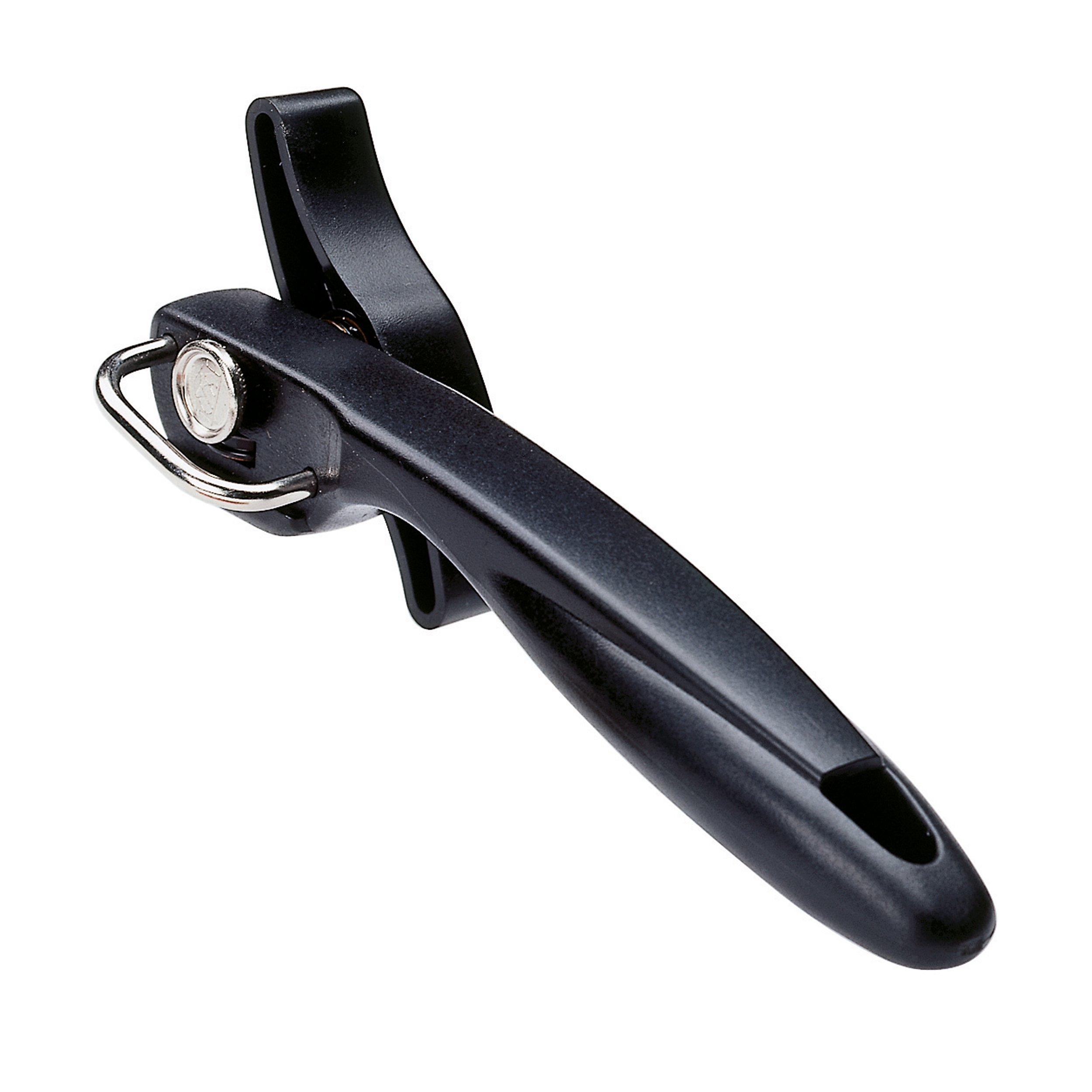 Seguro Safety Can Opener - Easy Open, No Sharp Edges, Ergonomic Design for Smooth Operation - Perfect for Kitchen, Camping & Emergency Preparedness (Black, One Size)
