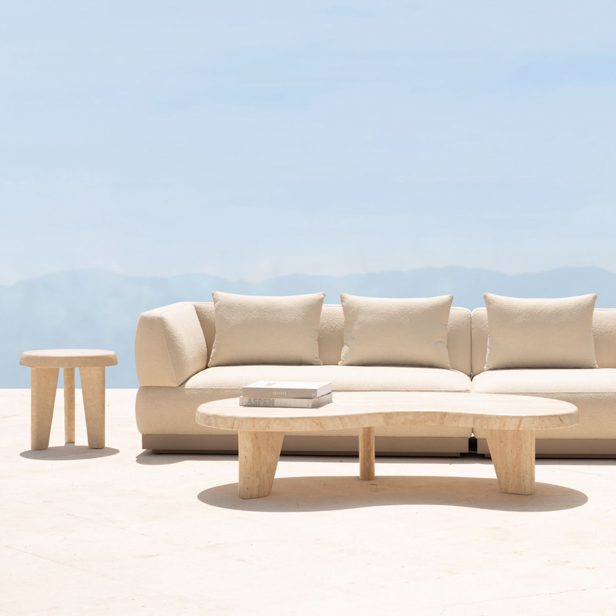 Premium Lucca Organic Coffee Table - Modern Solid Wood Living Room Furniture for Home & Office Decor | Perfect for Relaxing, Entertaining & Stylish Spaces