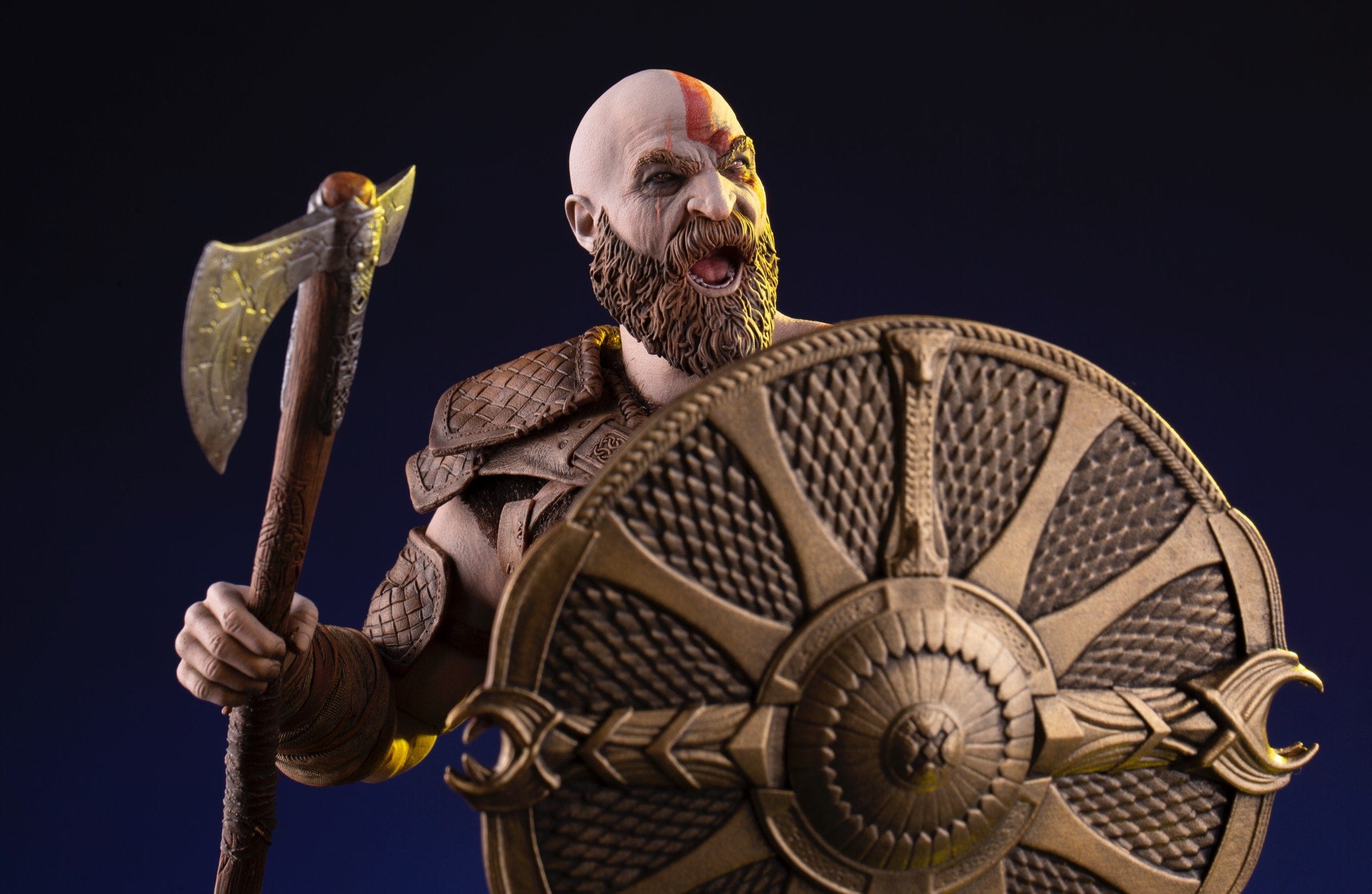 God of War Kratos 1/6 Scale Deluxe Collectible Action Figure - Premium Gaming Statue for Display & Collection - Perfect for Gamers & Collectors