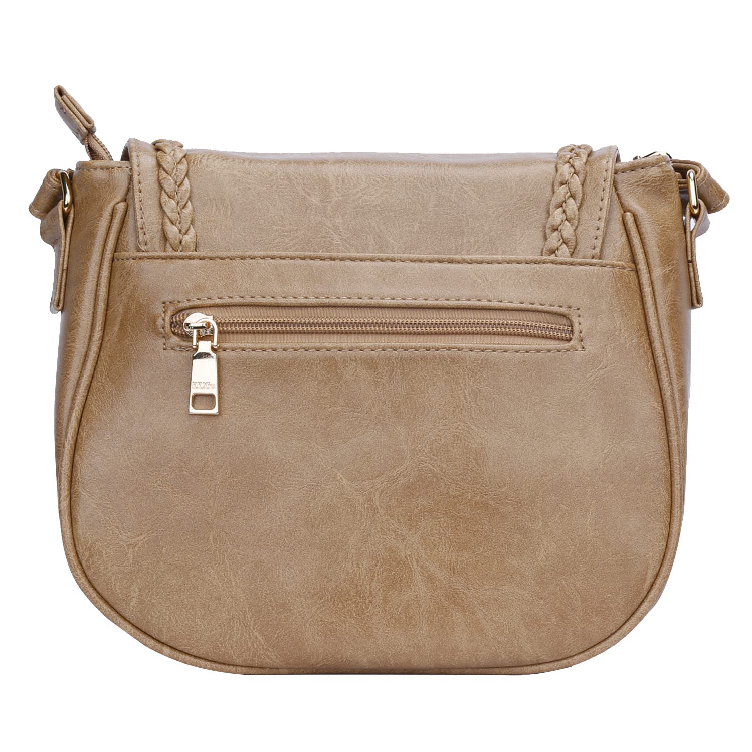 KKXIU Women's Casual Flap Saddle Crossbody Bag with Tassel - Stylish Purse for Everyday Use, Travel & Shopping