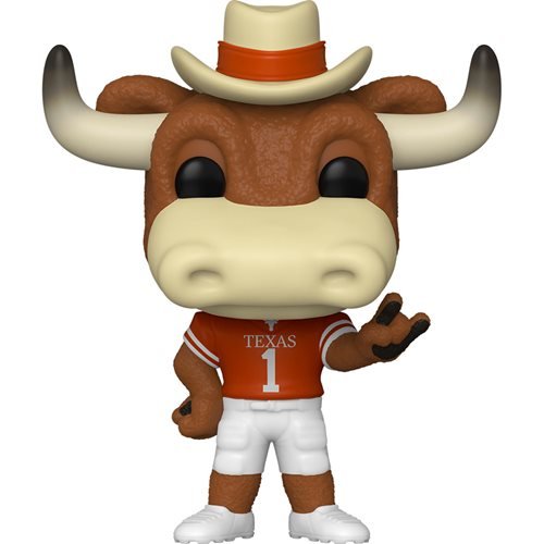 The University of Texas Hook 'Em Mascot Pop! Vinyl Figure - Official College Collectible for Fans & Alumni - Perfect for Game Day, Office Decor & UT Memorabilia Collection