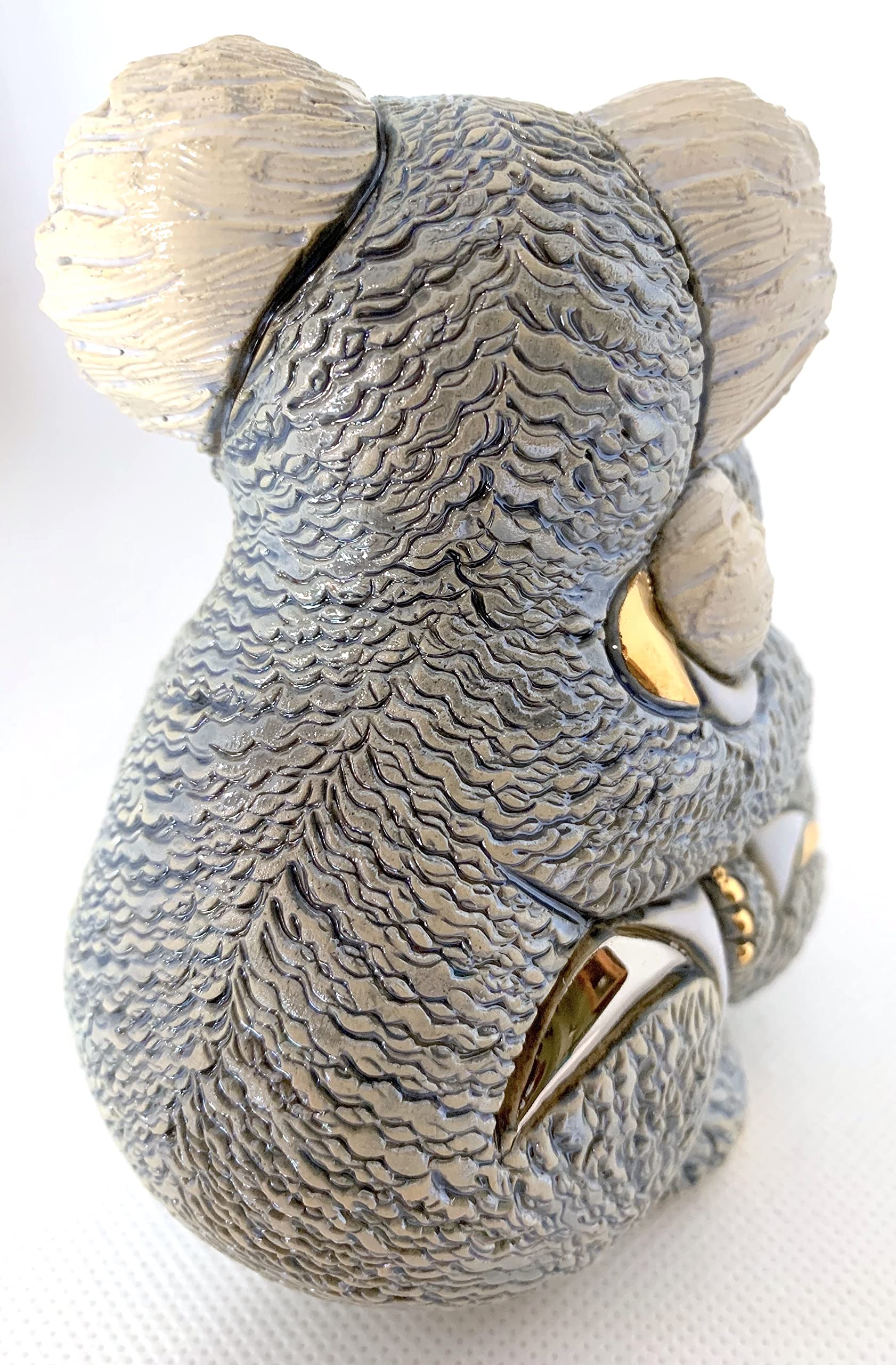 F152 Koala with Baby Figurine - Handcrafted Resin Collectible Statue in Gift Box | Perfect for Home Decor, Nursery Room, and Animal Lover Gifts