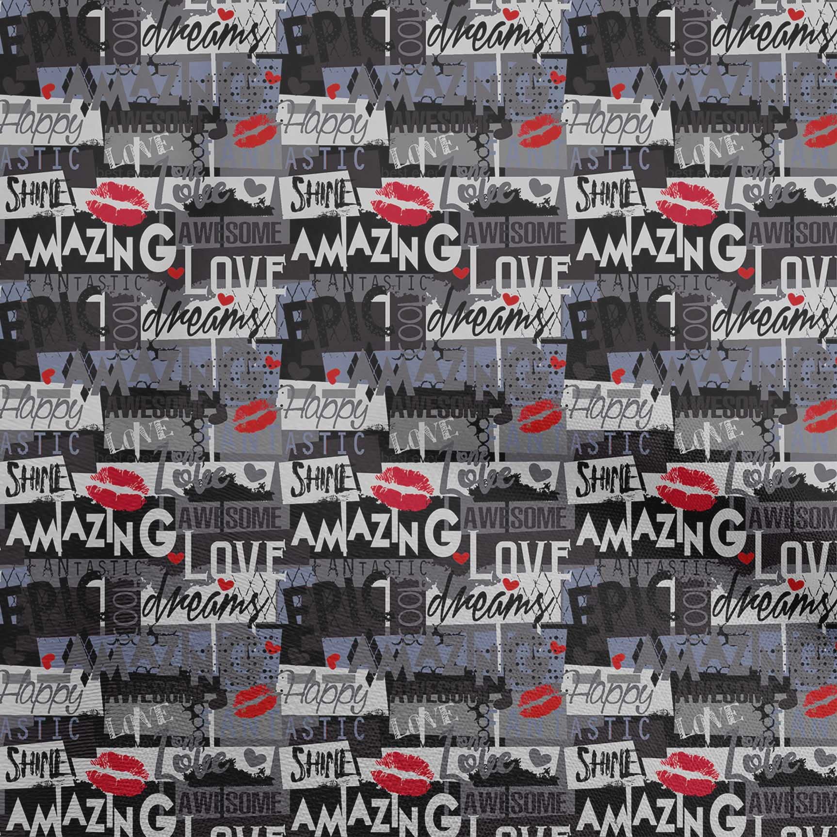 oneOone Rayon Gray Printed Fabric by The Yard - 56 Inch Wide Sewing Material for DIY Clothing, Dresses & Home Decor Projects | Soft Textured Fabric for Quilting, Crafts & Fashion Design