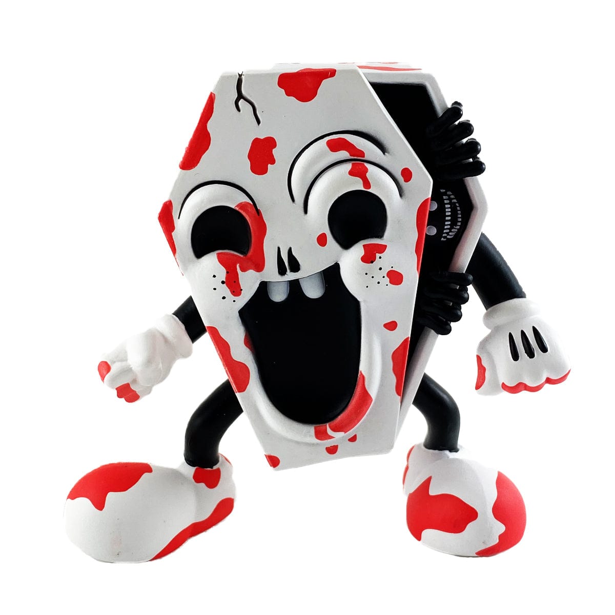 UVD Toys x Junk Yard IamRetro Exclusive - I'm Already Dead Blood Splatter Edition Action Figure | Horror Collectible for Fans | Perfect for Display & Themed Parties