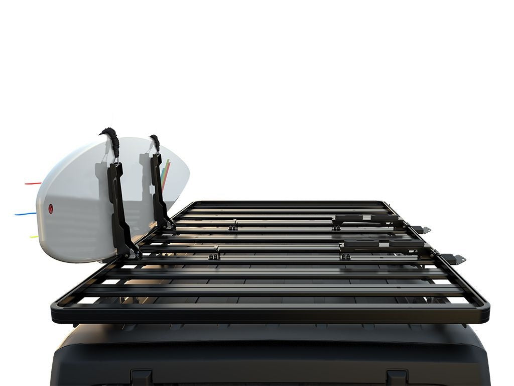 Front Runner Outfitters Vertical Surfboard Carrier - Heavy Duty Roof Rack Mount for SUVs & Trucks - Secure Transport for Surfboards, Paddleboards & Kayaks - Perfect for Beach Trips & Water Sports Adventures