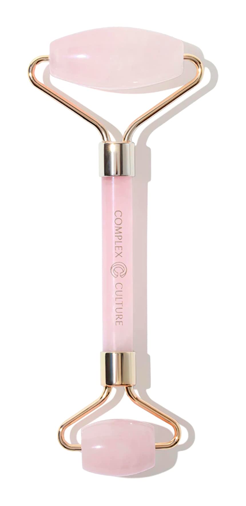 Rose Quartz Facial Toning Roller for Skin Care - Anti-Aging & Lymphatic Drainage Massage Tool | Perfect for Home Spa & Beauty Routine