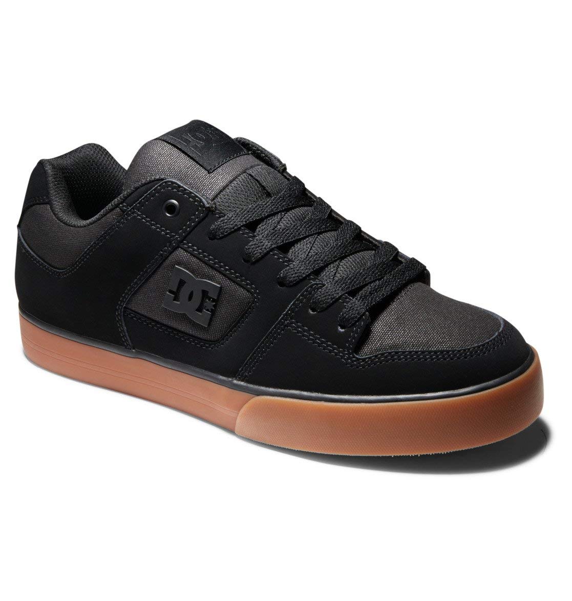 DC Shoes Men's Pure Leather Casual Sneakers - Comfortable & Durable for Walking, Running & Everyday Wear