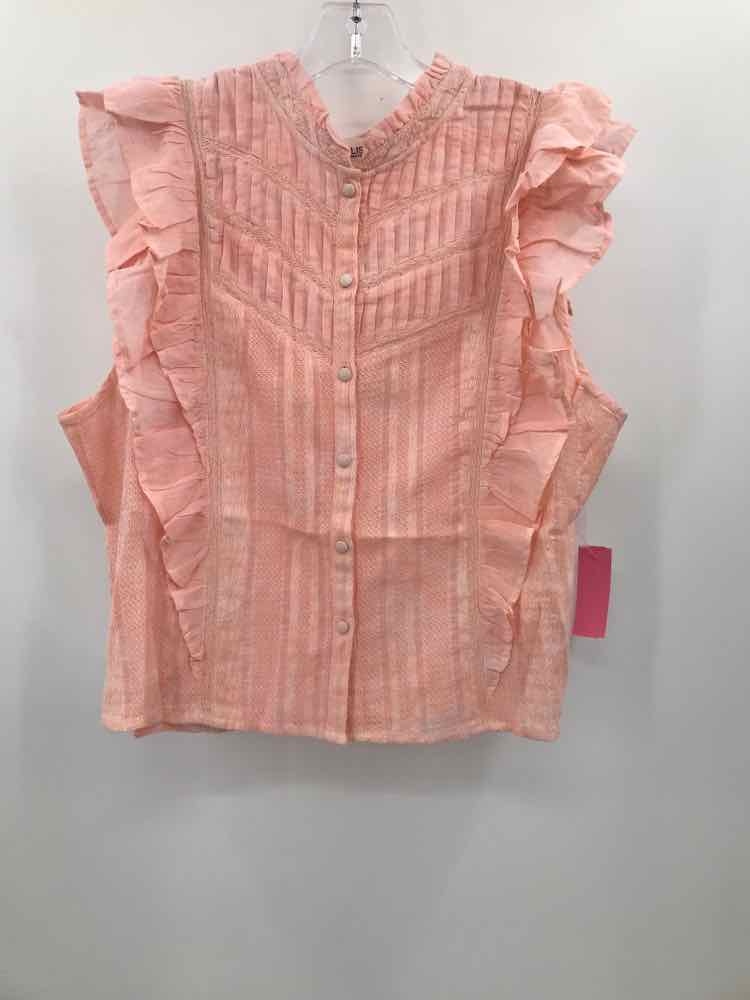 Vintage Allison New York Pink Blouse Women's Size Large - Perfect for Casual Wear, Office Outfits & Special Occasions