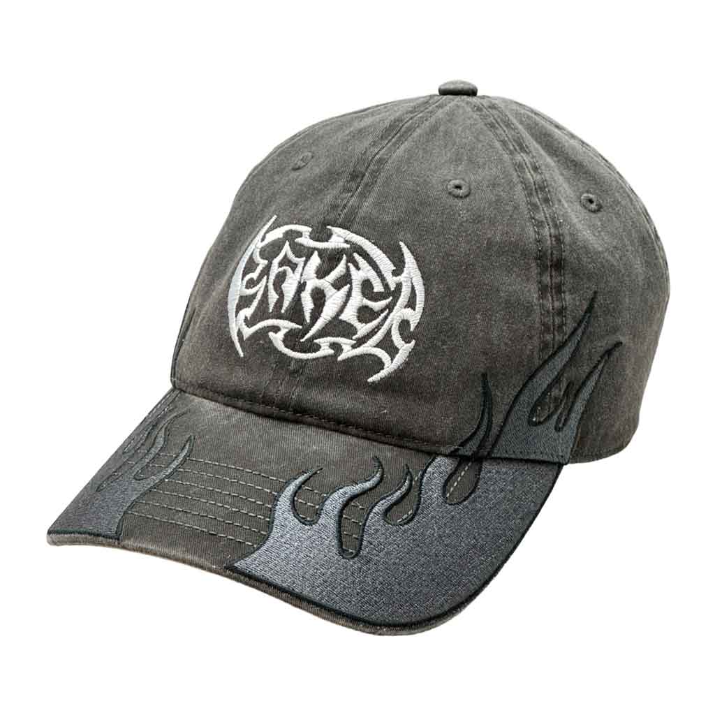 Baker Flames Snapback Hat - Black Adjustable Baseball Cap for Men & Women | Perfect for Streetwear, Sports & Casual Outfits
