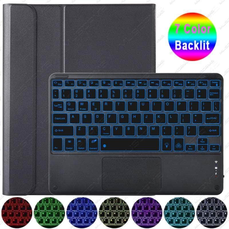 Magic Galaxy S9 Ultra Touchpad Backlit Keyboard Case - Slim Protective Cover with LED Backlight for Samsung Galaxy S9 | Perfect for Work, Gaming & Nighttime Typing