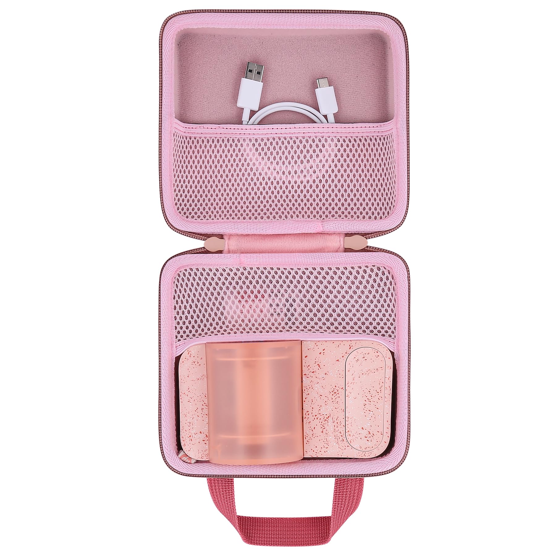 CO2CREA Hard Protective Case for HP Sprocket Panorama Photo Printer - Pink Travel-Friendly Shell for Instant Photo Printing at Home, Parties & Travel