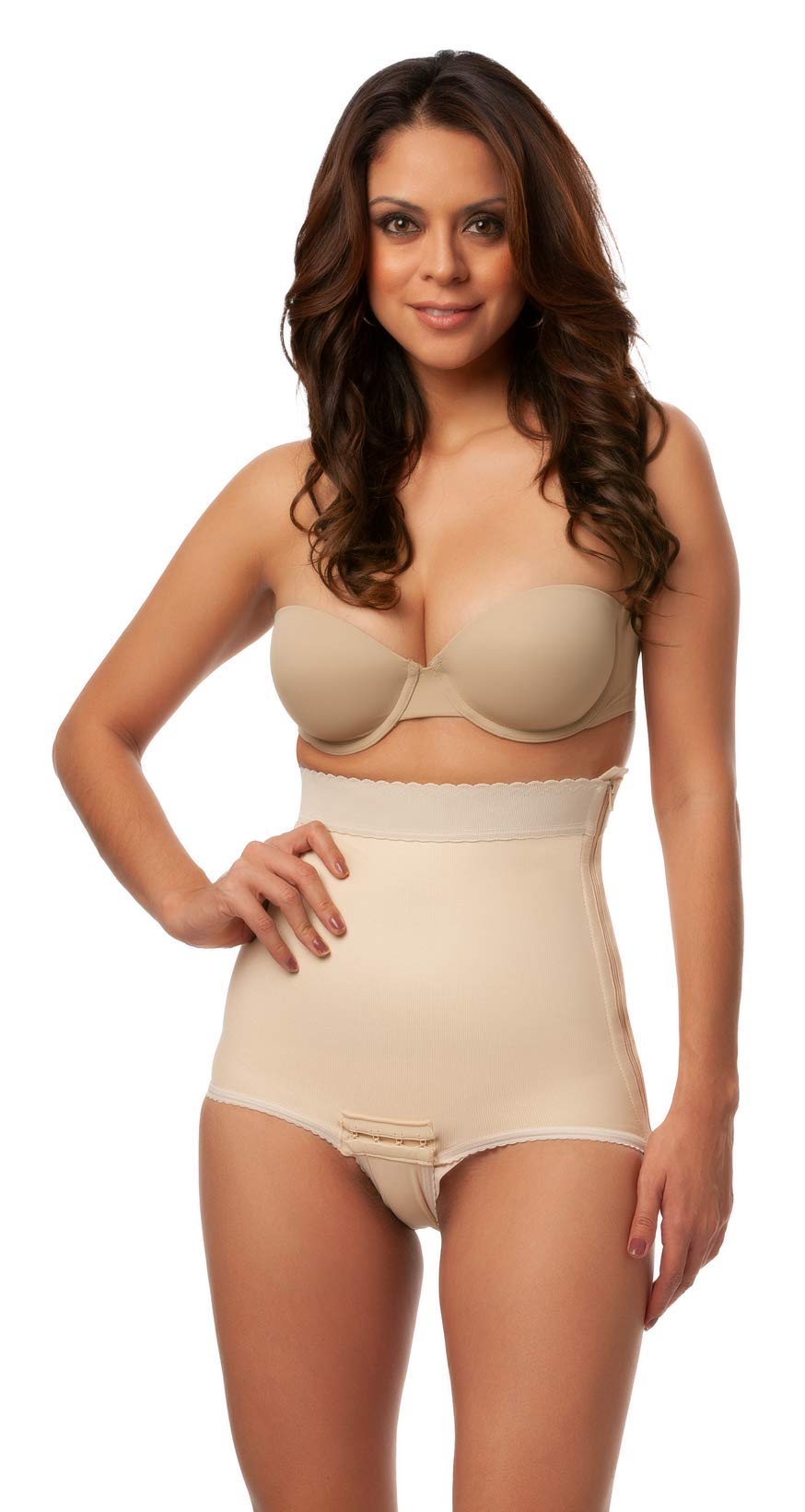 Isavela Women's High Waist Abdominal Control Panty - Full Length Compression Girdle for Tummy Tuck & Postpartum Recovery (GR01) | Perfect for Shapewear, Workout & Everyday Wear