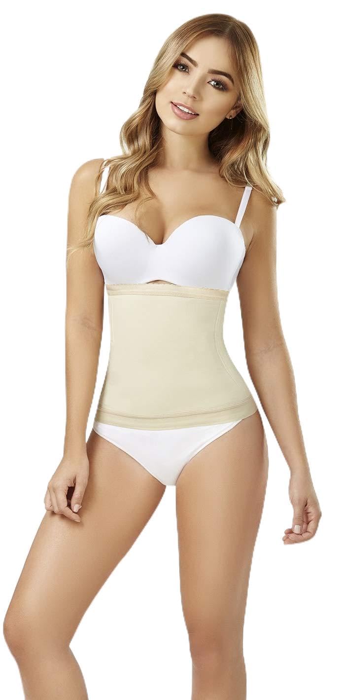 Premium Colombian Shapewear for Women - High Waist Cincher with Side-Flexible Boning for Tummy Control & Hourglass Figure | Perfect for Wedding, Postpartum & Everyday Wear