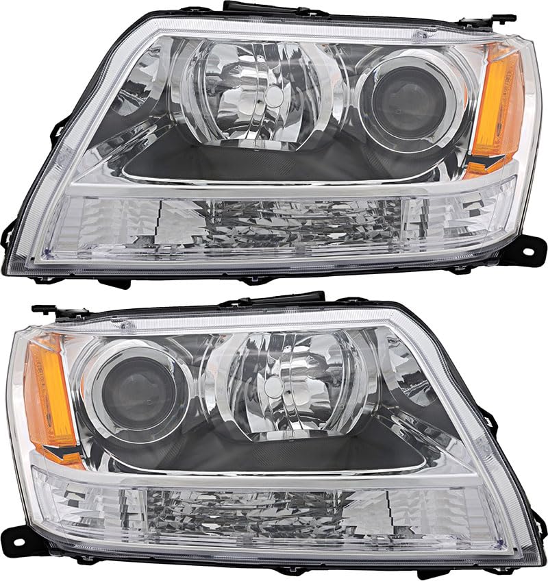 Suzuki Grand Vitara Headlights Replacement Set - Halogen Lamps for Driver & Passenger Side (2009-2013 Models) | Perfect for Night Driving & Off-Road Adventures