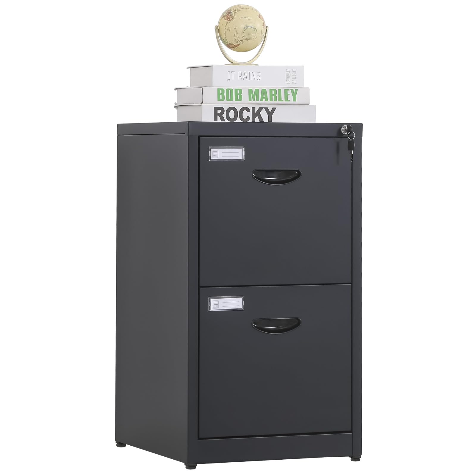 2-Drawer Locking Metal File Cabinet - 18
